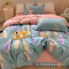 Reed Çiçek Yatağı Kapağı Yatak Yastığı Seti